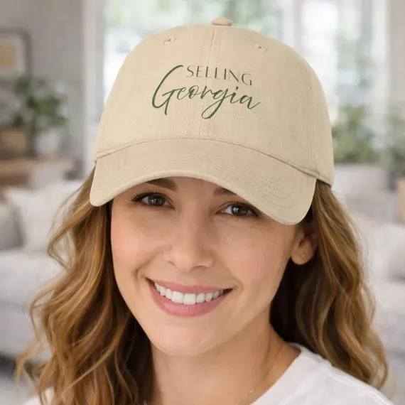 Selling Georgia Realtor Cap | 100% Cotton Baseball Hat