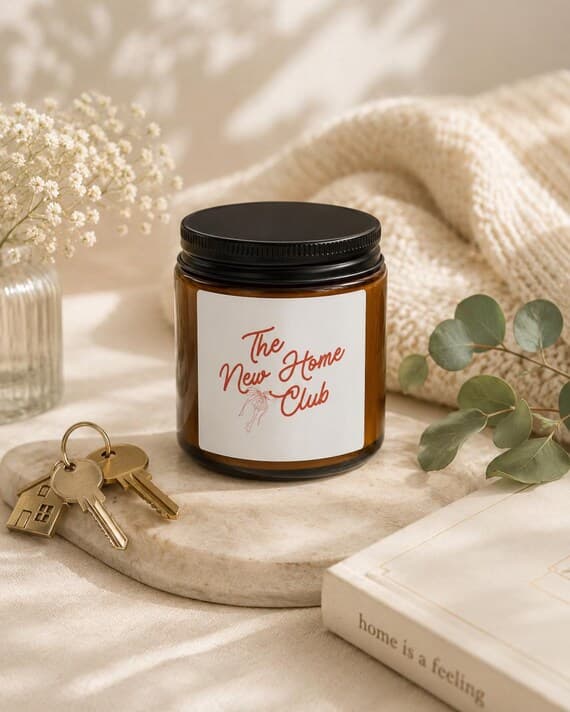 New Home Club Candle | Housewarming Gift